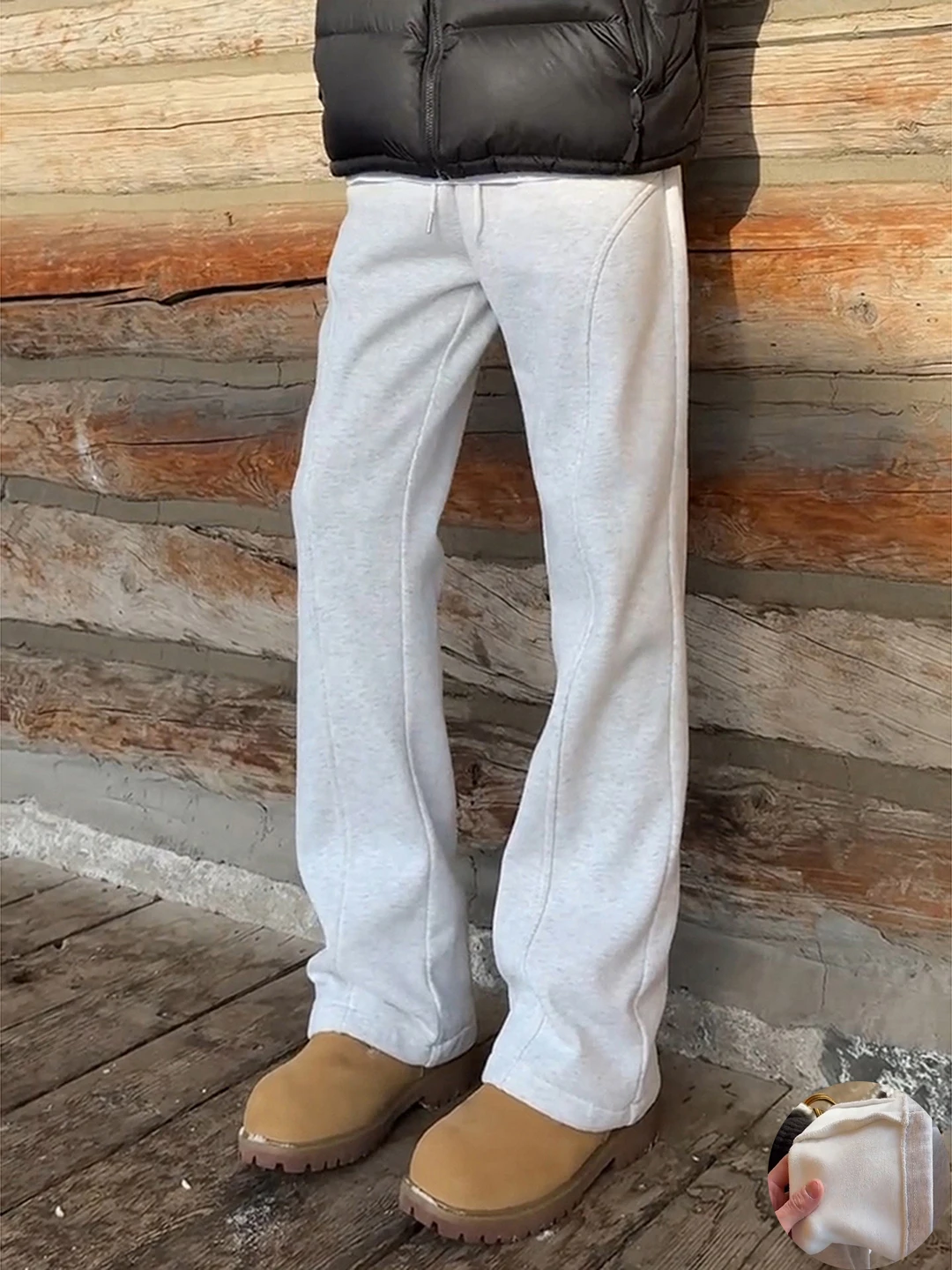 Men's Fce Lined Casual Pants Winter Spor Bootcut Sweatpants Comfortable Straight Leg mid Waist Trousers for Daily Use
Men's Fce Lined Casual Pants Winter Spor Bootcut Sweatpants Comfortable Straight Leg mid Waist Trousers for Daily Use