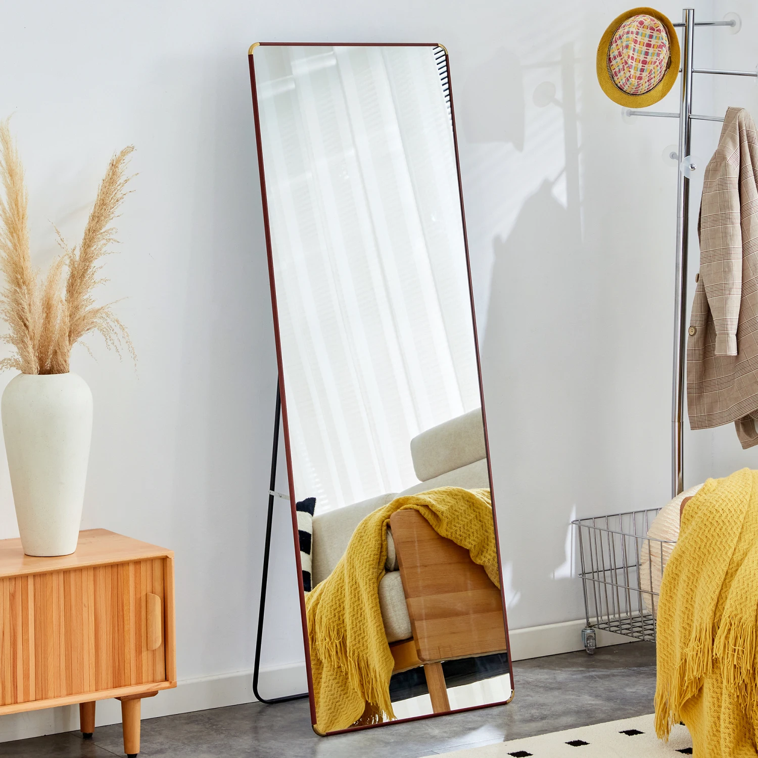 The 4th generation floor standing full-length mirror. wall mirror, bathroom makeup mirror, bedroom foyer, clothing store, wall m
The 4th generation floor standing full-length mirror. wall mirror, bathroom makeup mirror, bedroom foyer, clothing store, wall m
