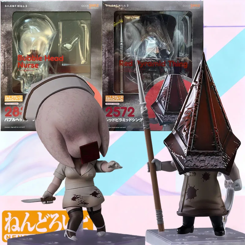 Набор фигурок Good Smile Nendoroid Silent Hill 2 Red Pyramid Thing 2572 и Bubble Head Nurse 2837 Q Version с подставкой для демонстрации
Набор фигурок Good Smile Nendoroid Silent Hill 2 Red Pyramid Thing 2572 и Bubble Head Nurse 2837 Q Version с подставкой для демонстрации