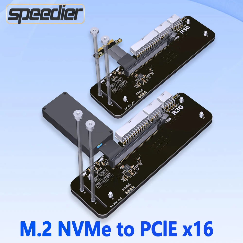 ADT eGPU Adapter M.2 NVMe / PCI-E X4 To PCIe X16 External Laptop Graphics Cards Extension Riser Cable PCIe 3.0 4.0 4x Full Speed
ADT eGPU Adapter M.2 NVMe / PCI-E X4 To PCIe X16 External Laptop Graphics Cards Extension Riser Cable PCIe 3.0 4.0 4x Full Speed