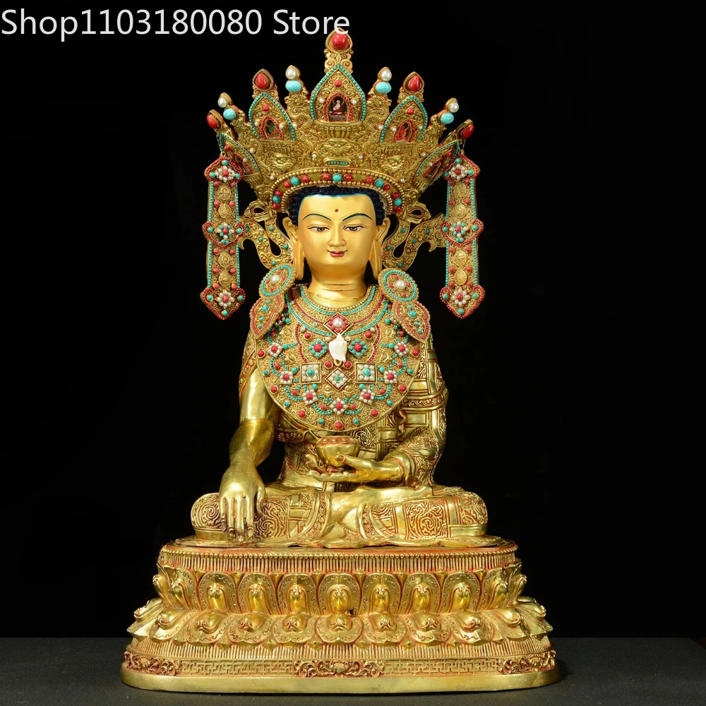 72 см медная позолота пробужденный откидывающийся Будда 12-летняя статуя Будды Шакьямуни Тибет Полноразмерная фигурка скульптура
72 см медная позолота пробужденный откидывающийся Будда 12-летняя статуя Будды Шакьямуни Тибет Полноразмерная фигурка скульптура