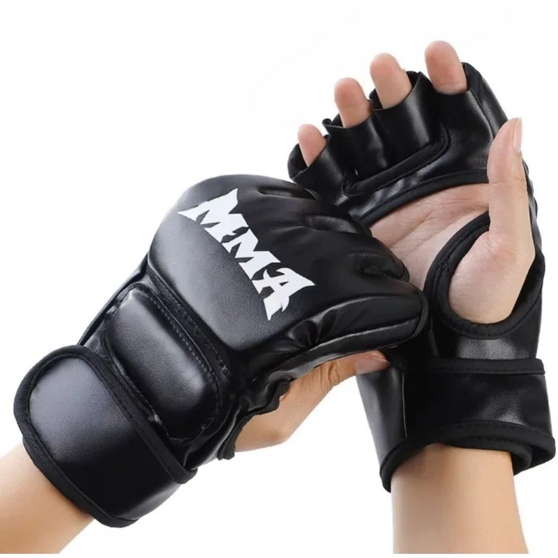 For Professional Boxing Training Gloves Half Finger Leather Cushion for Adult Sanda Boxing UFC Training Sandbag Knuckles
For Professional Boxing Training Gloves Half Finger Leather Cushion for Adult Sanda Boxing UFC Training Sandbag Knuckles