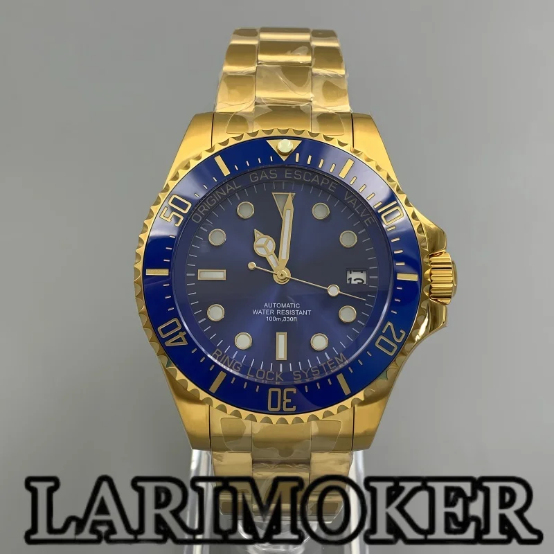 LARIMOKER 43mm Men Full Gold Automatic Watch Sunburst Dial Sapphire Glass Stainless Steel NH35 2813 Miyota8215 PT5000 Movement
LARIMOKER 43mm Men Full Gold Automatic Watch Sunburst Dial Sapphire Glass Stainless Steel NH35 2813 Miyota8215 PT5000 Movement