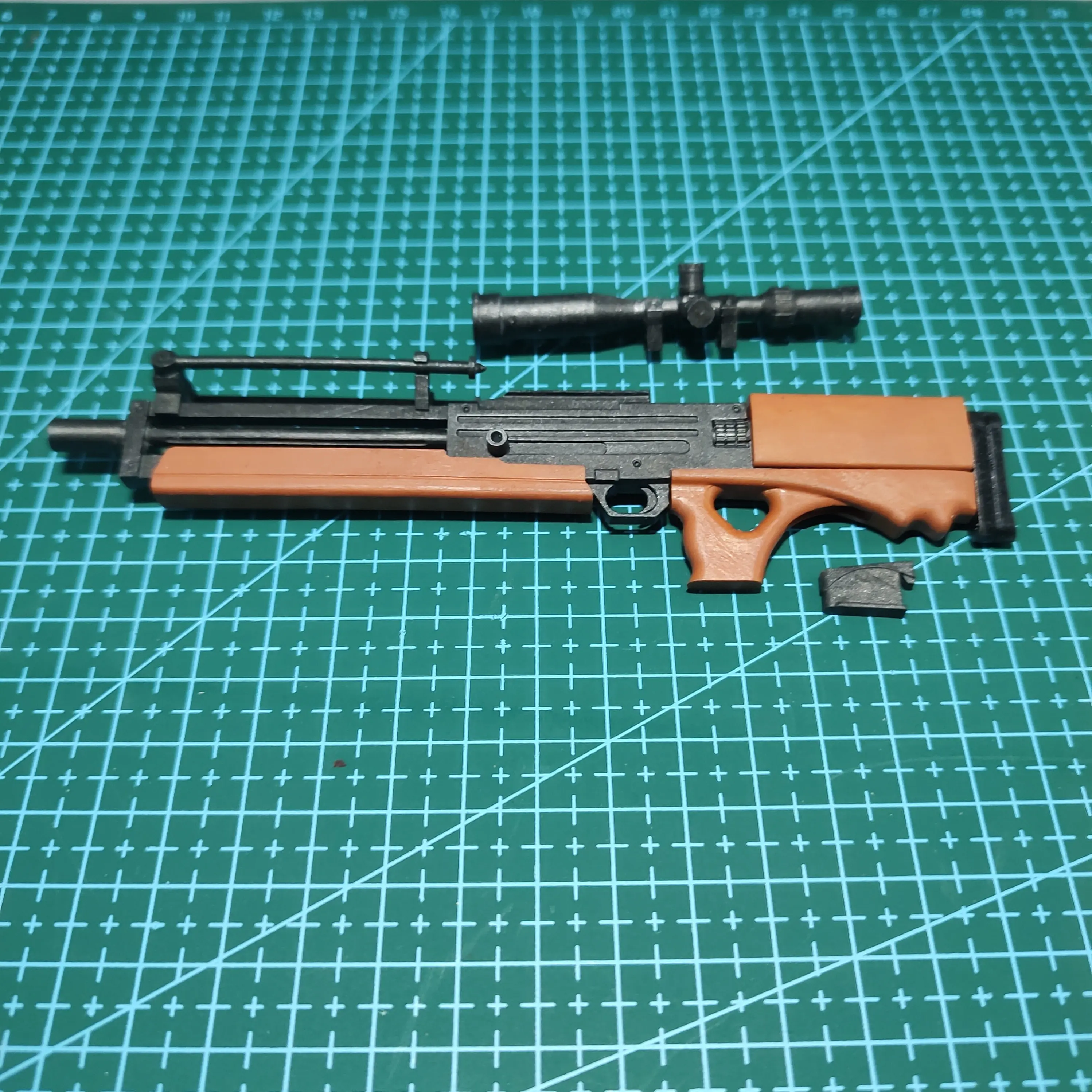1/6 Scale 3D Printed W2000 Sniper Rifle Action Figure Accessory Miniature Model Toy Gun for Military Collectors
1/6 Scale 3D Printed W2000 Sniper Rifle Action Figure Accessory Miniature Model Toy Gun for Military Collectors
