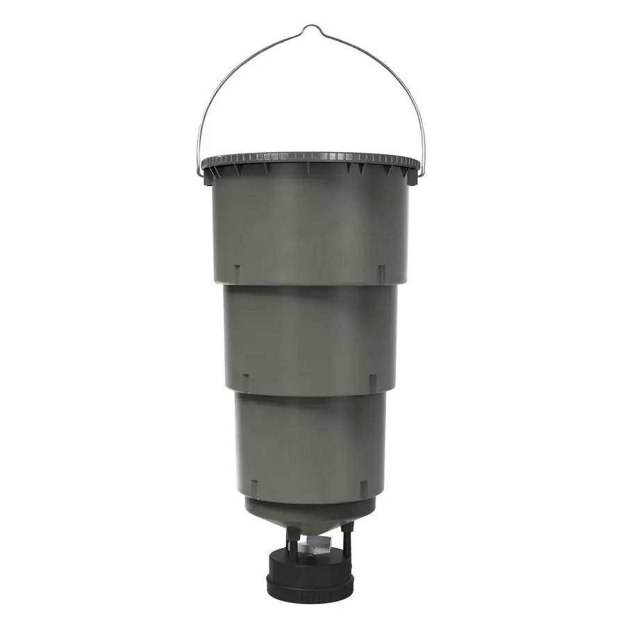 AllinOne Hanging Deer Feeder 30lb Capacity Collapsible Bucket Digital Timer with 4 Daily Feeds Connect Bluetooth
AllinOne Hanging Deer Feeder 30lb Capacity Collapsible Bucket Digital Timer with 4 Daily Feeds Connect Bluetooth