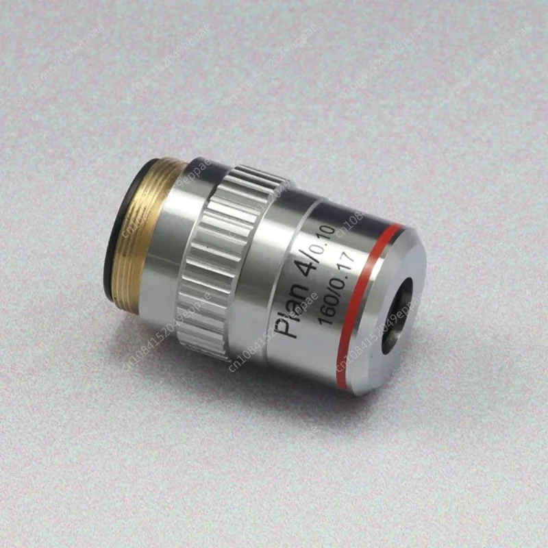 AmScope PA4XK-V300 4X Plan Achromatic Objective - Knurled Ring Lens for Macro Photography & Microscopy
AmScope PA4XK-V300 4X Plan Achromatic Objective - Knurled Ring Lens for Macro Photography & Microscopy