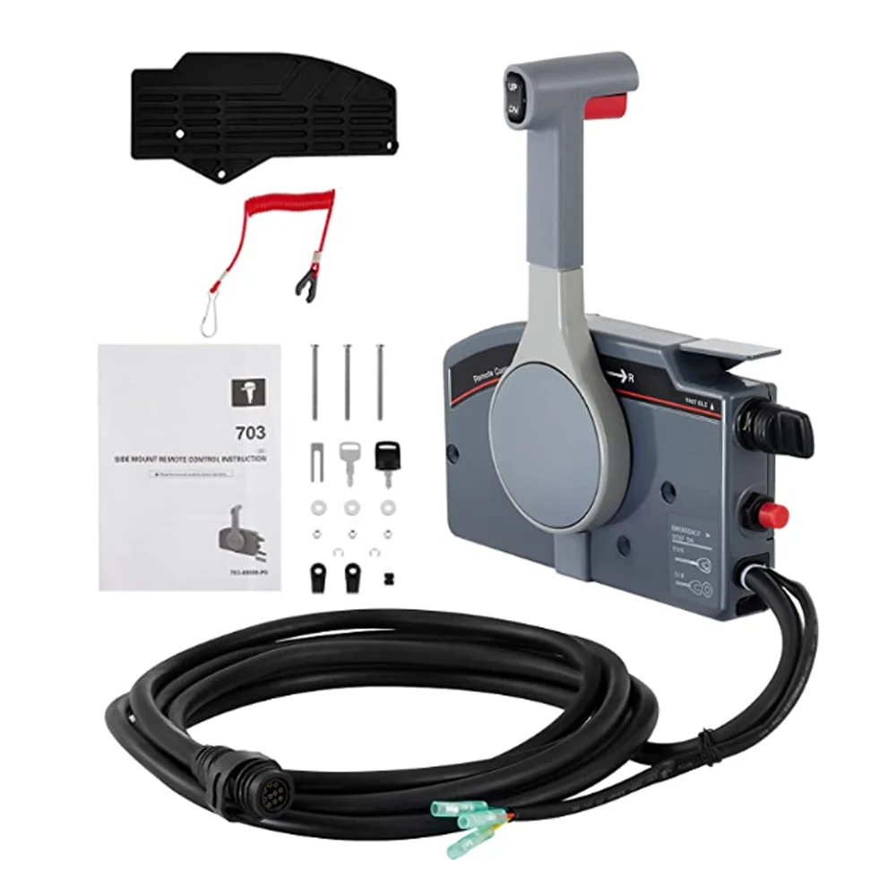 703-48205-15 Outboard Remote Control Box 10Pin Cable For Yamaha Outboard Engine 703-48205-17 Push to Open
703-48205-15 Outboard Remote Control Box 10Pin Cable For Yamaha Outboard Engine 703-48205-17 Push to Open
