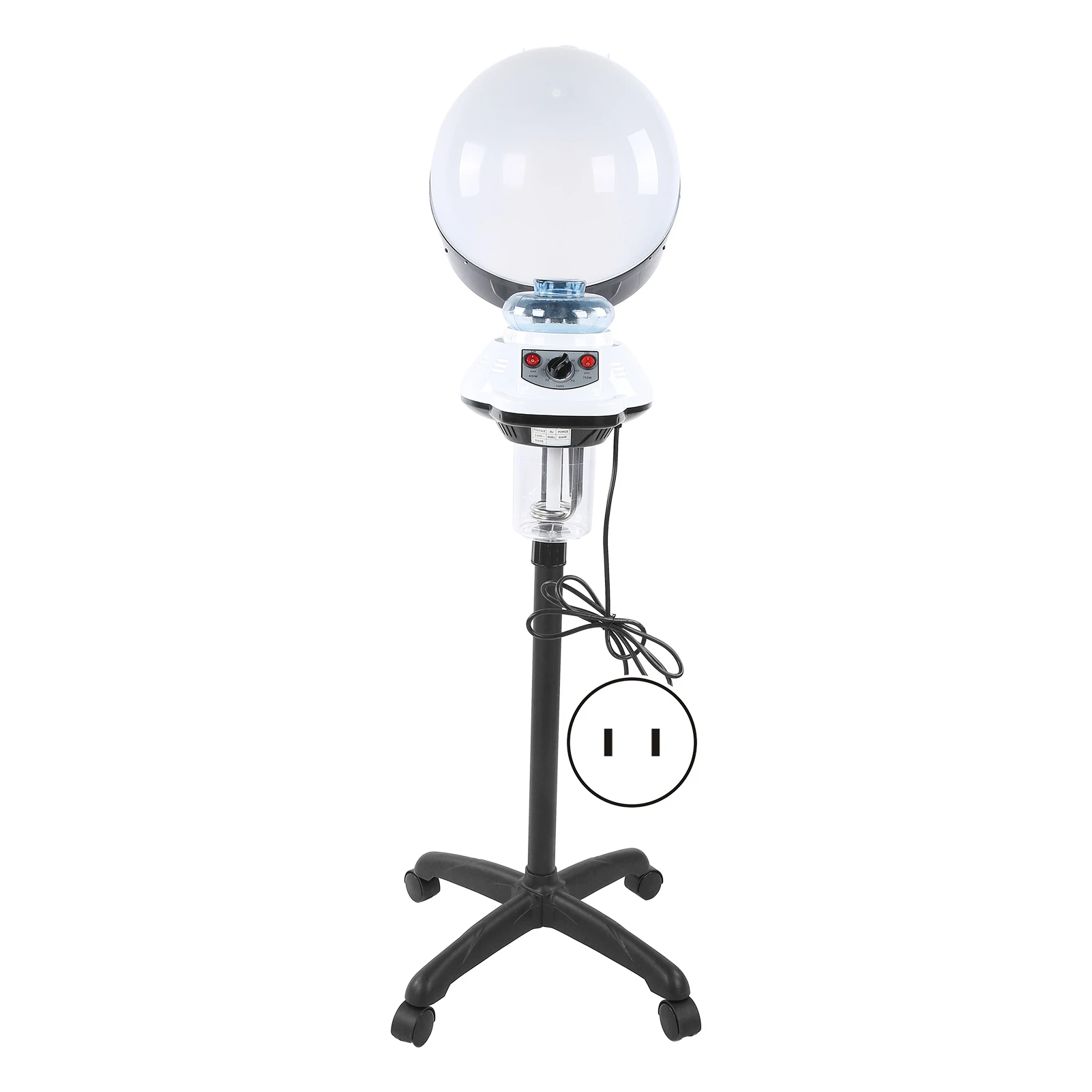 Salon Spa Hair Steamer Rolling Stand Hooded Hair Coloring Perming Conditioning Steamer
Salon Spa Hair Steamer Rolling Stand Hooded Hair Coloring Perming Conditioning Steamer