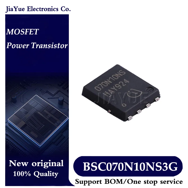 5pcs/lot 100% New Original Chips BSC070N10NS3G TDSON-8-EP MOSFET Field effect tube Power Transistor
5pcs/lot 100% New Original Chips BSC070N10NS3G TDSON-8-EP MOSFET Field effect tube Power Transistor
