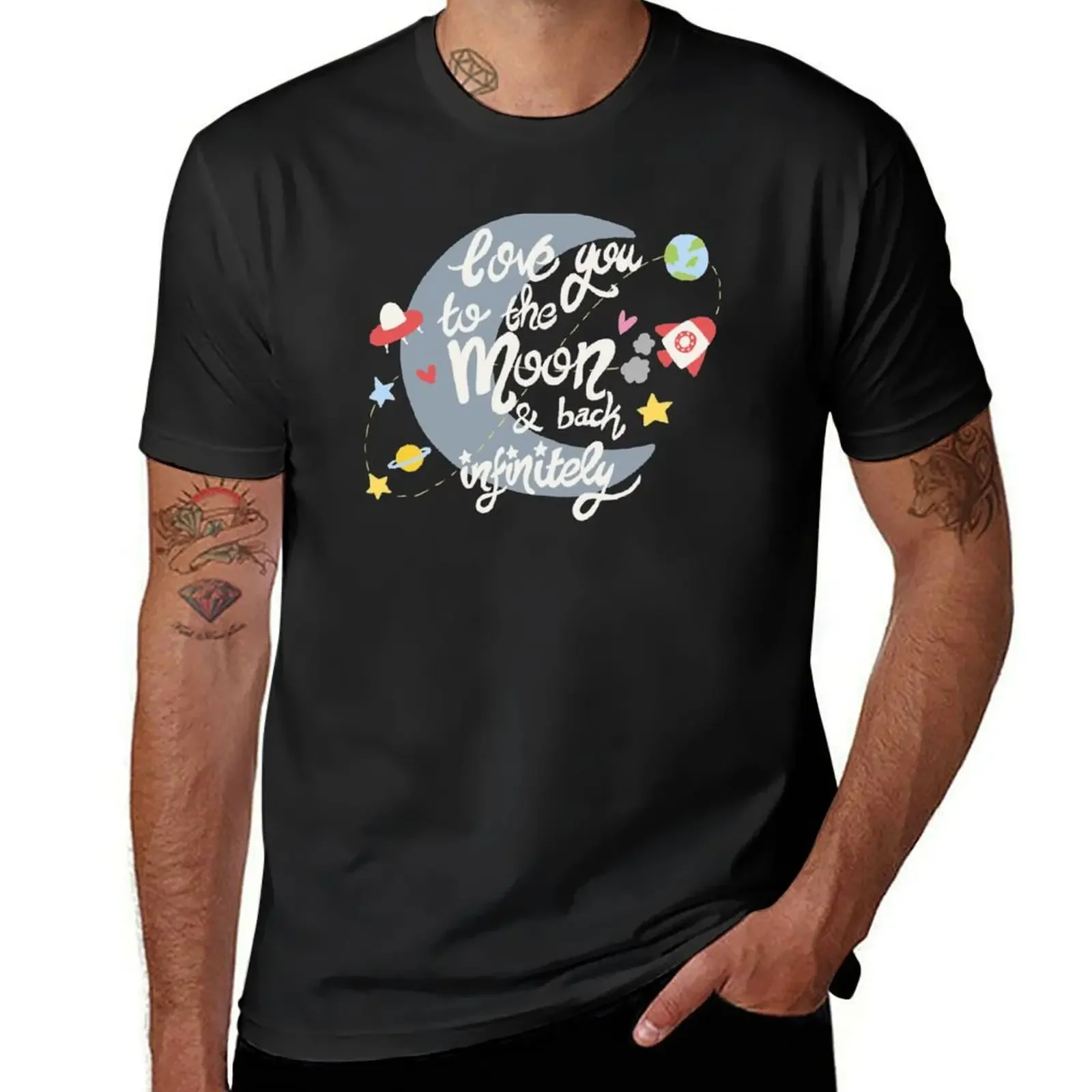 Love you to the moon and back T-Shirt cheap stuff summer tops oversized t shirt men
Love you to the moon and back T-Shirt cheap stuff summer tops oversized t shirt men