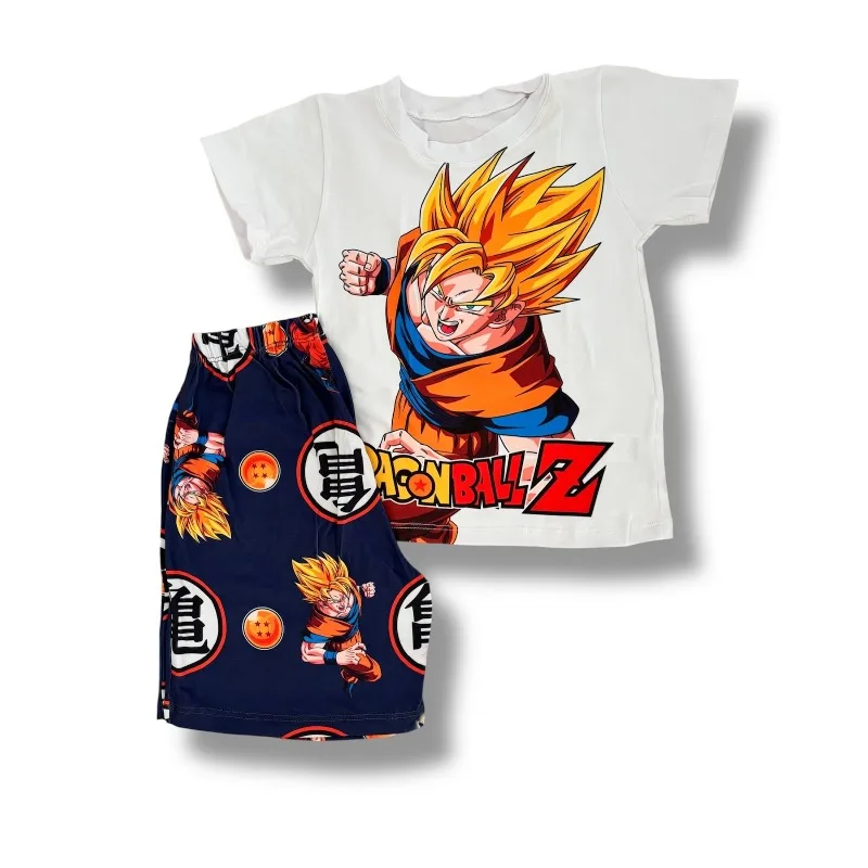 2026 Summer Cartoon Dragon Ball Z T-shirt Children's Top T-shirt Shorts Two-piece Suit for Boys T-shirt+shorts Suit Beach Pants
2026 Summer Cartoon Dragon Ball Z T-shirt Children's Top T-shirt Shorts Two-piece Suit for Boys T-shirt+shorts Suit Beach Pants