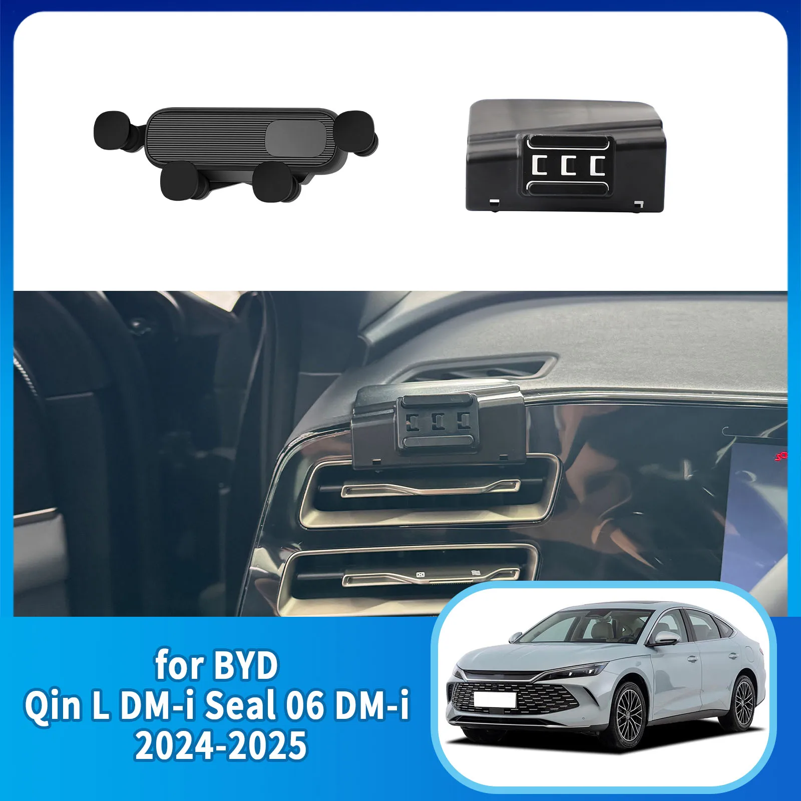 Navigation Stand Auto Accessories Car Mobile Phone Holder GPS Bracket for BYD Qin L DM-i Seal 06 DM-i 2024 2025
Navigation Stand Auto Accessories Car Mobile Phone Holder GPS Bracket for BYD Qin L DM-i Seal 06 DM-i 2024 2025
