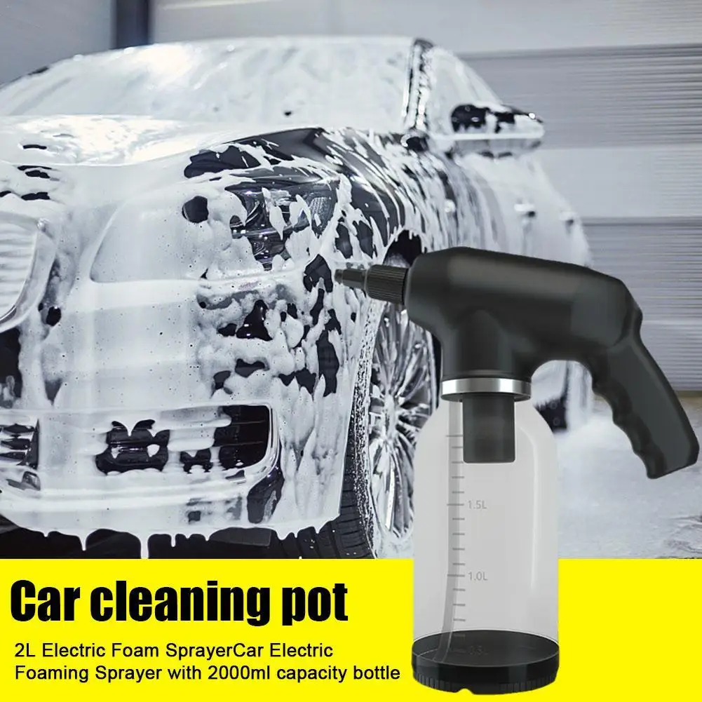 2.0L Electric Foam Sprayer Powerful Large Capacity Foam Generation Car Wash Spray Bottle Car Window Cleaning
2.0L Electric Foam Sprayer Powerful Large Capacity Foam Generation Car Wash Spray Bottle Car Window Cleaning