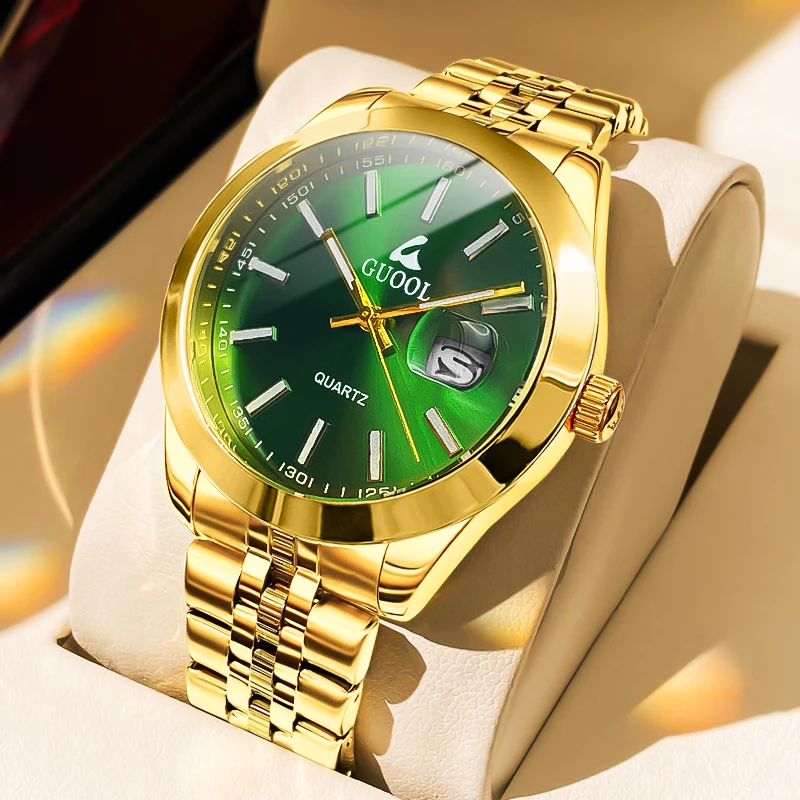 New Hot-Selling Men's Stainless Steel Five-Link Steel Band Watch with Arabic Numerals, Business Style, Round Case, Calendar Display Function, Valentine's Day Gift, Father's Day Gift
New Hot-Selling Men's Stainless Steel Five-Link Steel Band Watch with Arabic Numerals, Business Style, Round Case, Calendar Display Function, Valentine's Day Gift, Father's Day Gift