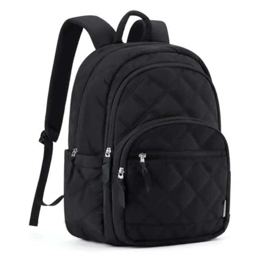 Travel Laptop Backpack, College Backpack for Women, Quilted Small Computer Bookbag, Water-Resistant 15.6 Inch Laptop Casual Bag
Travel Laptop Backpack, College Backpack for Women, Quilted Small Computer Bookbag, Water-Resistant 15.6 Inch Laptop Casual Bag