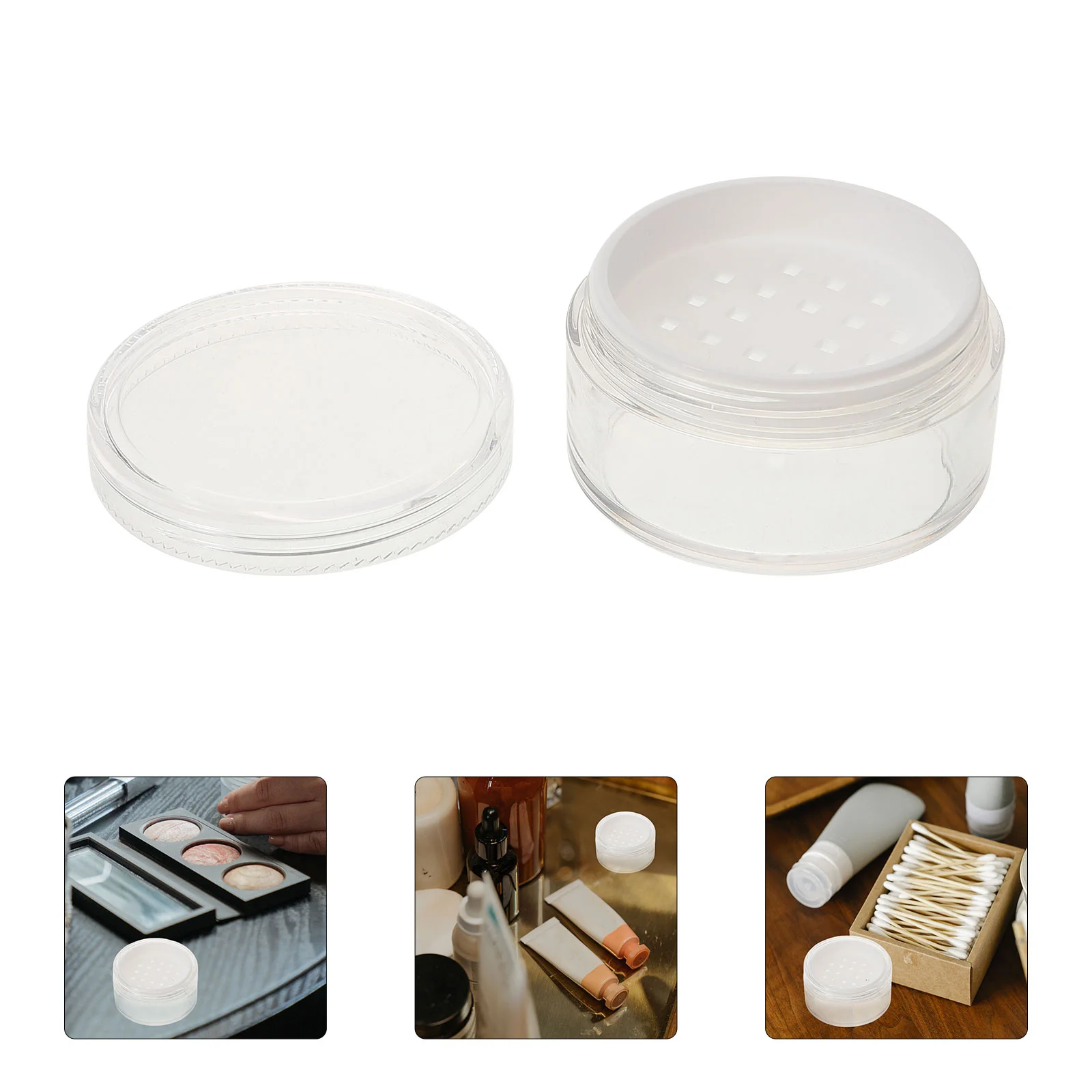 3 Pcs Perfume Mini Bottles Creams Travel Soap Container Makeup Powder Case for Box
3 Pcs Perfume Mini Bottles Creams Travel Soap Container Makeup Powder Case for Box