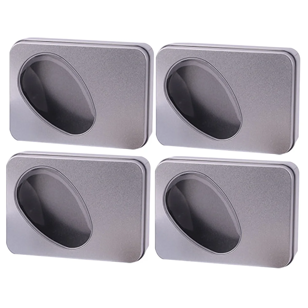 4psc Small Cookie Tins with Clear Window Tinplate Candy Box Gift Storage Boxes Party Biscuit Packaging Container
4psc Small Cookie Tins with Clear Window Tinplate Candy Box Gift Storage Boxes Party Biscuit Packaging Container
