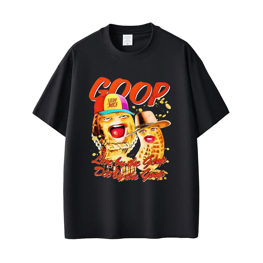 The Burnt Peanut Goop Goop Goop Funny Meme T-shirt Men Women Clothing Casual Pure Cotton Oversized Short Sleeve Humor T-shirts
The Burnt Peanut Goop Goop Goop Funny Meme T-shirt Men Women Clothing Casual Pure Cotton Oversized Short Sleeve Humor T-shirts