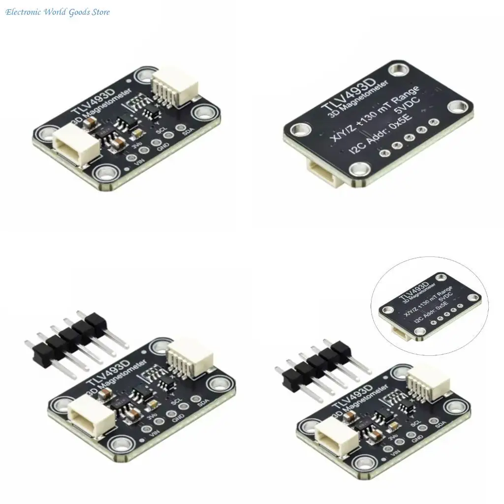 A3PD 4366 TLV493D Triaxial Sensors Board Not Soldered TLV493D I2C Interfaces Triaxial Magniticometer Module
A3PD 4366 TLV493D Triaxial Sensors Board Not Soldered TLV493D I2C Interfaces Triaxial Magniticometer Module