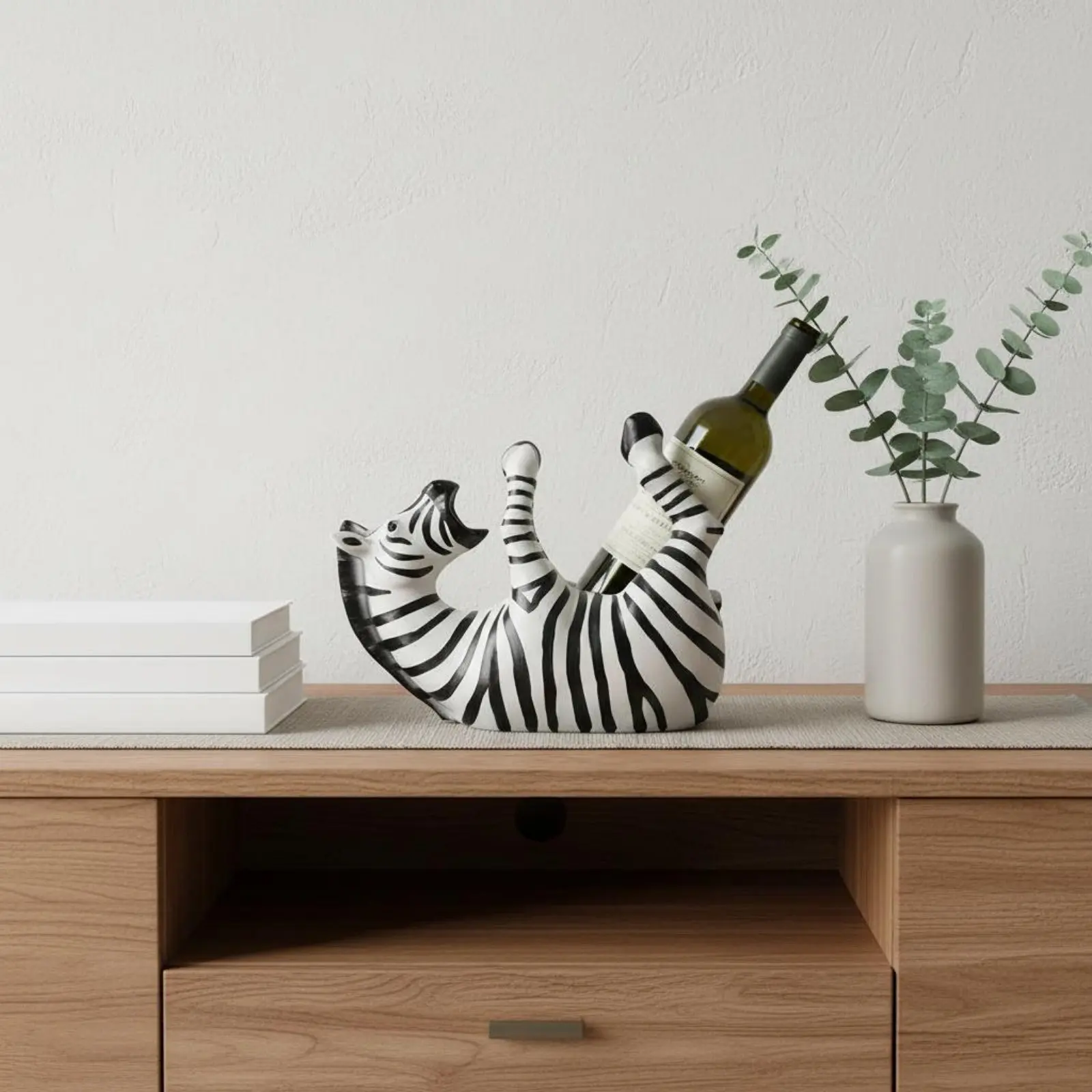 Equine Striped Wine Rack Decorative Equine Striped Bottle Holder Creature Shaped Wine Stand Stable Base Home Decor Easy to Clean
Equine Striped Wine Rack Decorative Equine Striped Bottle Holder Creature Shaped Wine Stand Stable Base Home Decor Easy to Clean