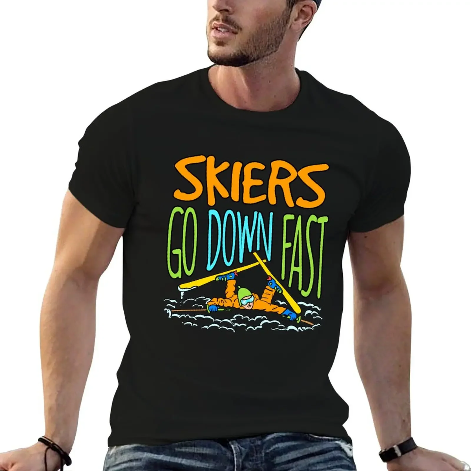 Skiers Go Down Fast Skiing T-Shirt funny gifts heavyweights plus size men clothing
Skiers Go Down Fast Skiing T-Shirt funny gifts heavyweights plus size men clothing