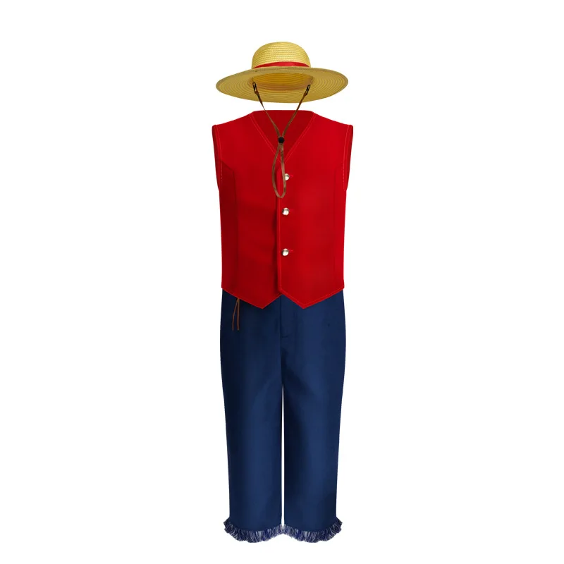 Anime Team Luffy Zoro Cosplay Costumes Sun God MonkeyD Roronoa in life Sutis For Kids Cosplay Red Suits Hat Halloween Carnival
Anime Team Luffy Zoro Cosplay Costumes Sun God MonkeyD Roronoa in life Sutis For Kids Cosplay Red Suits Hat Halloween Carnival