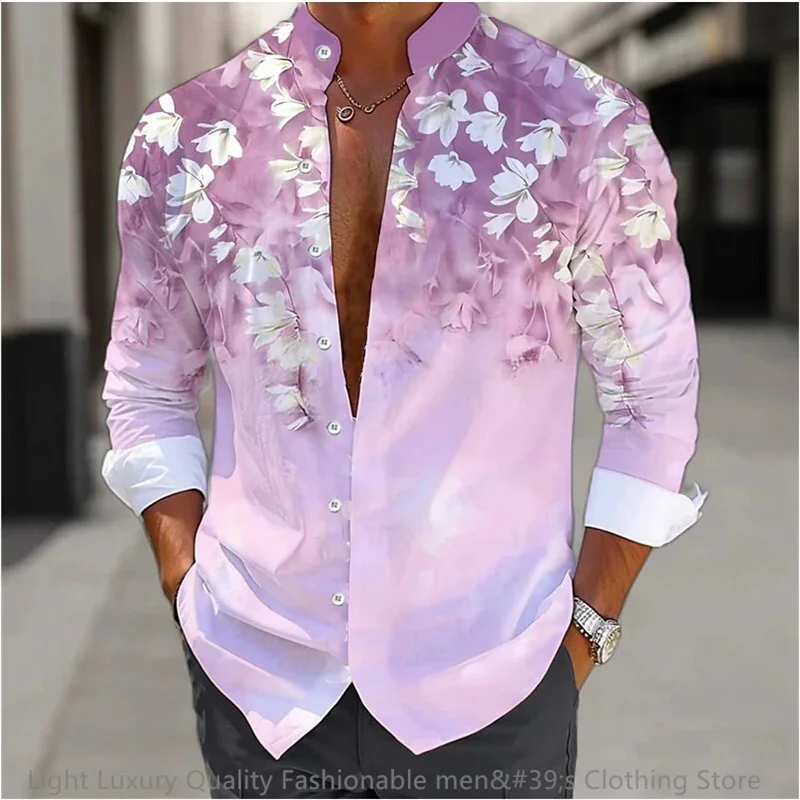 2026 model men's long-sleeved shirt with 3D printed pattern long-sleeved clothing, fashionable and casual, soft fabric
2026 model men's long-sleeved shirt with 3D printed pattern long-sleeved clothing, fashionable and casual, soft fabric
