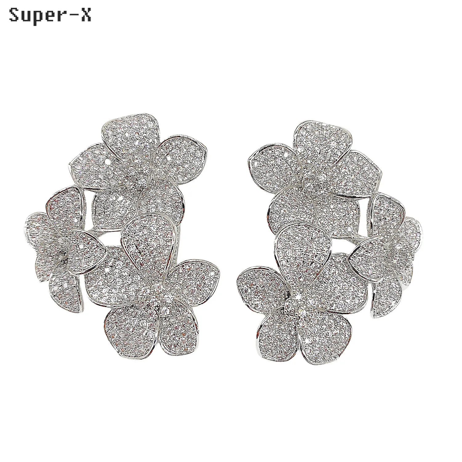 flower stud earrings zircon shiny silver color wedding bride jewelry dinner party women earrings anniversary gift wholesale
flower stud earrings zircon shiny silver color wedding bride jewelry dinner party women earrings anniversary gift wholesale