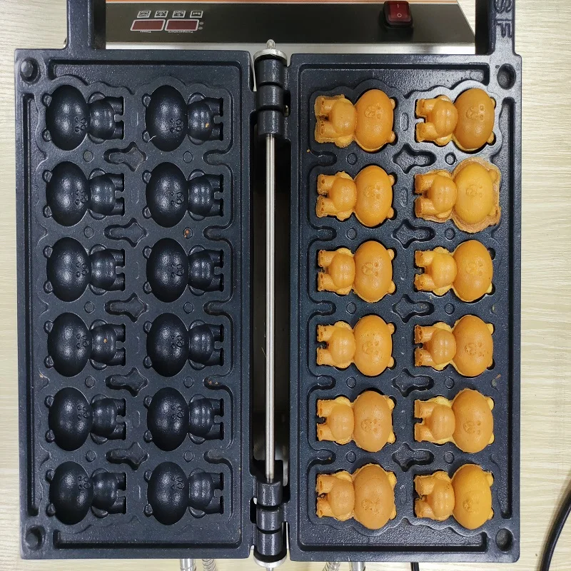 Professional Kitchen Equipment Bear Waffle Maker For Animal Shaped Custom Non-stick Plate Waffle Maker
Professional Kitchen Equipment Bear Waffle Maker For Animal Shaped Custom Non-stick Plate Waffle Maker