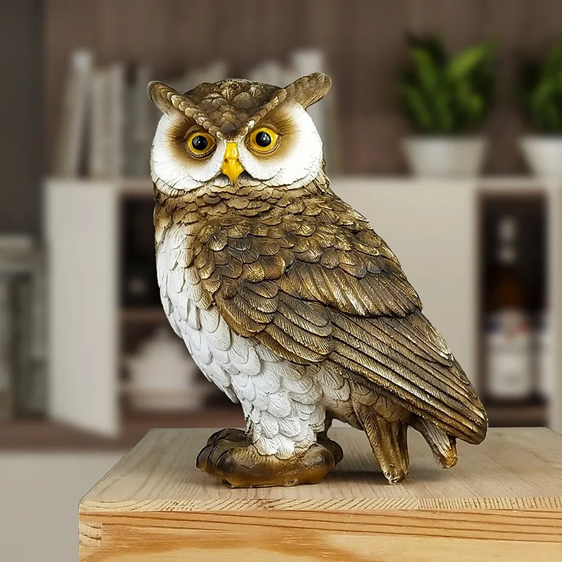Arts and Crafts Cute Decoration Owl Shaped Resin Desktop Realistic Indoor Garden Statue Decoration Outdoor Home Decor
Arts and Crafts Cute Decoration Owl Shaped Resin Desktop Realistic Indoor Garden Statue Decoration Outdoor Home Decor