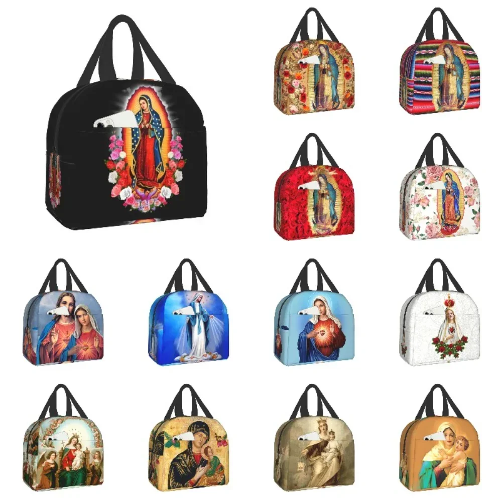 Virgin Mary Of Guadalupe Resuable Lunch Box Waterproof Mexico Catholic Saint Thermal Cooler Food Insulated Lunch Bag Office Work
Virgin Mary Of Guadalupe Resuable Lunch Box Waterproof Mexico Catholic Saint Thermal Cooler Food Insulated Lunch Bag Office Work