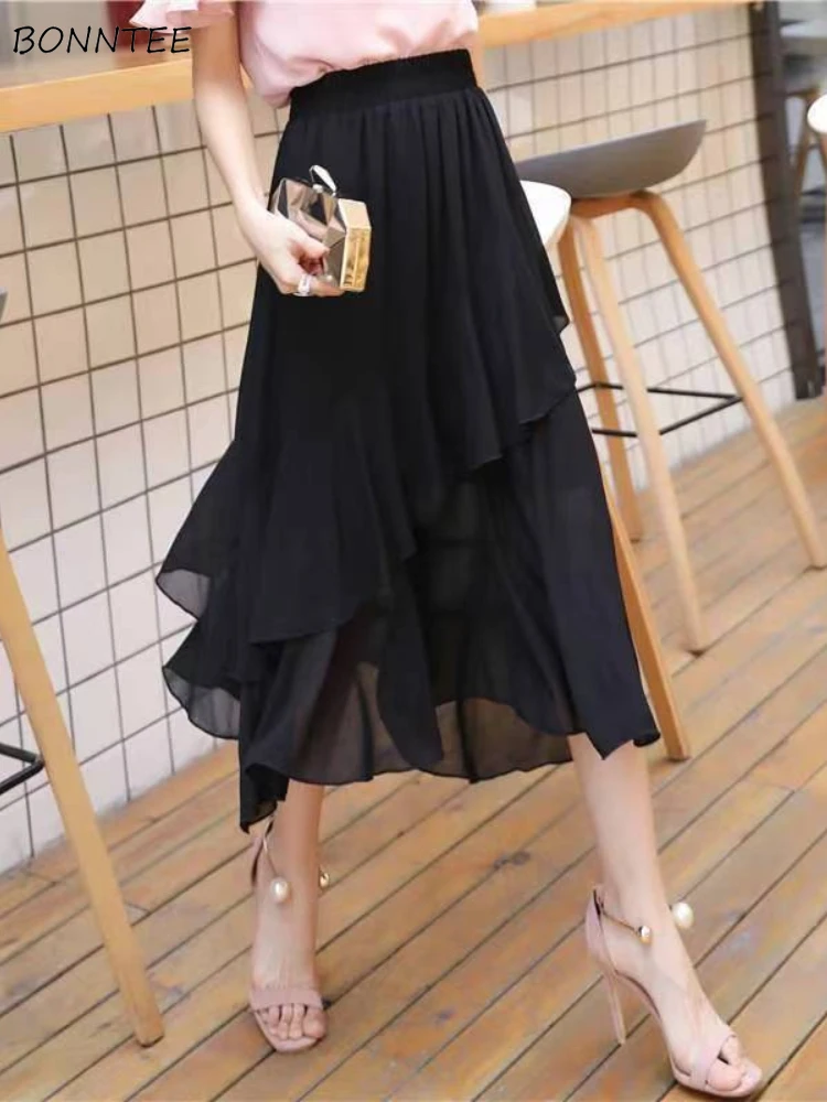 Irregular Skirts Women Solid Temper Elegant All-match Streetwear Spring Summer Korean Fashion Faldas High Waist Gentle Daily Ins
Irregular Skirts Women Solid Temper Elegant All-match Streetwear Spring Summer Korean Fashion Faldas High Waist Gentle Daily Ins