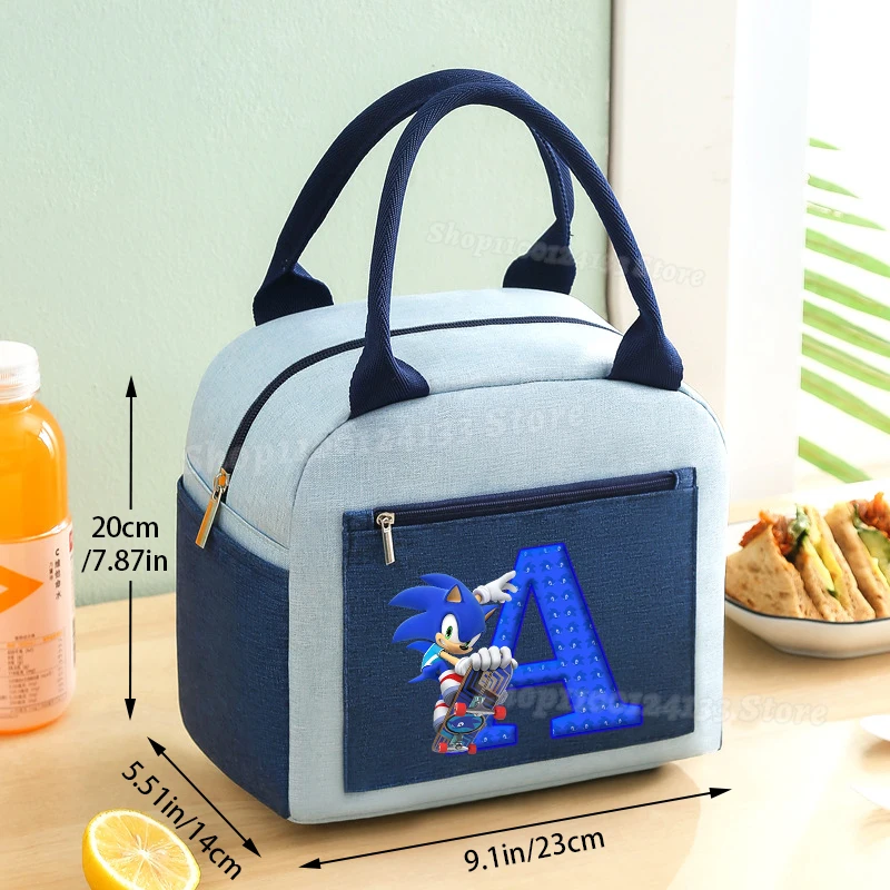 Soniced Kids Hand Lunch Bag Cute Letters A-Z Anime Printed Boy Student Kawaii Lunch Box Adult Office Food Drink Thermal Case Hot
Soniced Kids Hand Lunch Bag Cute Letters A-Z Anime Printed Boy Student Kawaii Lunch Box Adult Office Food Drink Thermal Case Hot