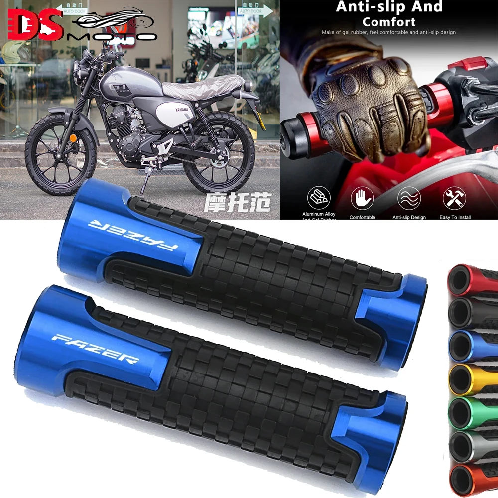 For YAMAHA FAZER 150 250 600 1000 FZ1 Accessories 7/8'' 22MM CNC Handlebar Grips High-Quality Handle Bar Covers Motorcycle 
For YAMAHA FAZER 150 250 600 1000 FZ1 Accessories 7/8'' 22MM CNC Handlebar Grips High-Quality Handle Bar Covers Motorcycle