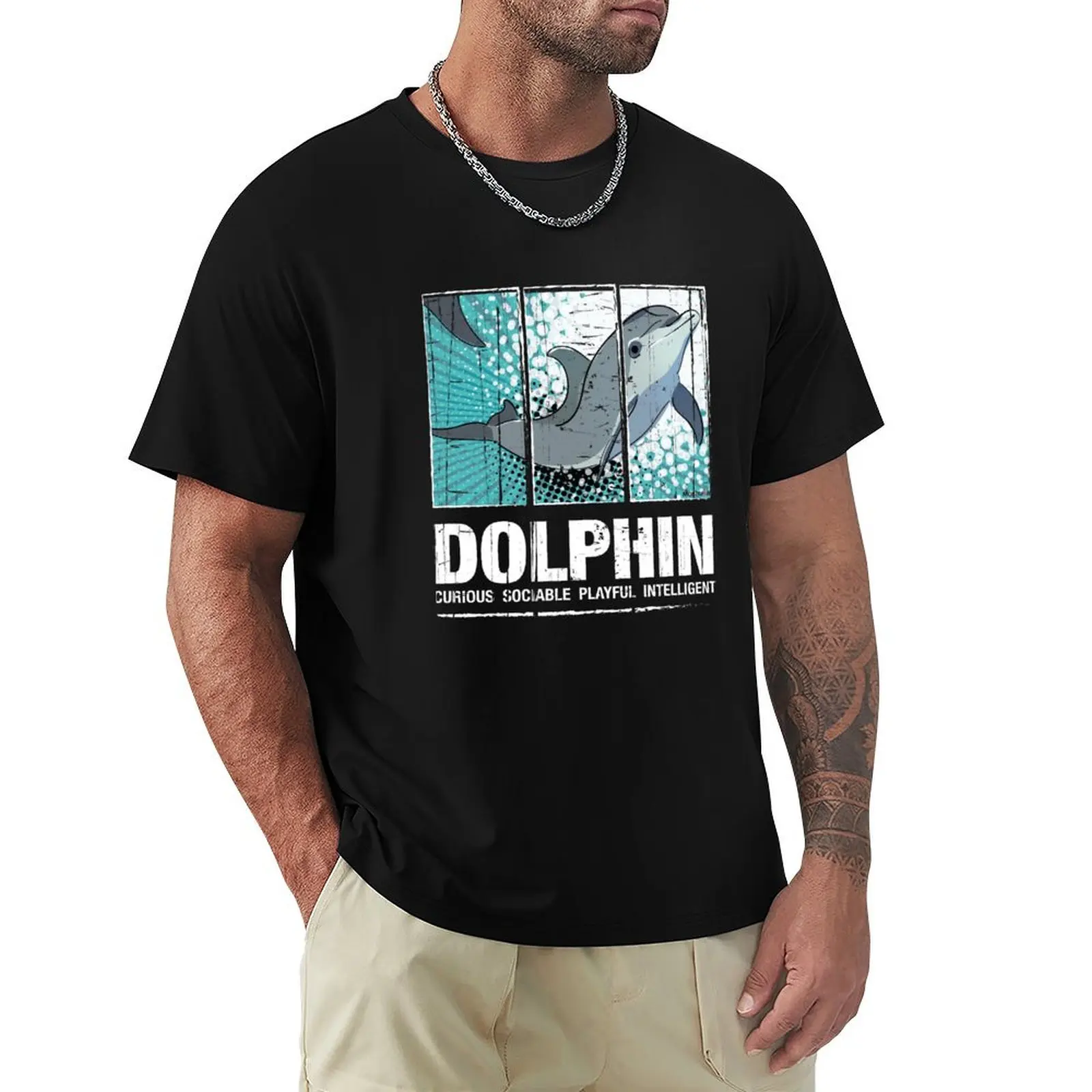 Dolphin. Ocean Series (dark version) T-Shirt T-shirts man cute clothes vintage graphic tee mens graphic t-shirts pack
Dolphin. Ocean Series (dark version) T-Shirt T-shirts man cute clothes vintage graphic tee mens graphic t-shirts pack