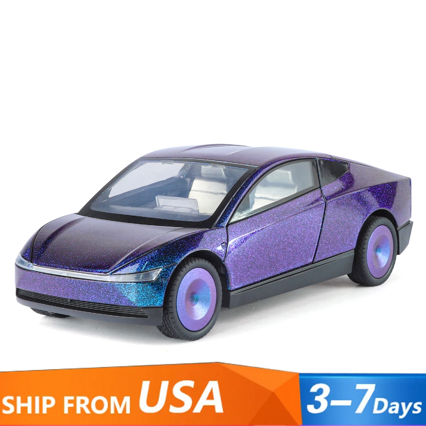 Metal die-casting 1:24 scale TSL car model simulation sound and light pull back boy toy car children's gift
Metal die-casting 1:24 scale TSL car model simulation sound and light pull back boy toy car children's gift