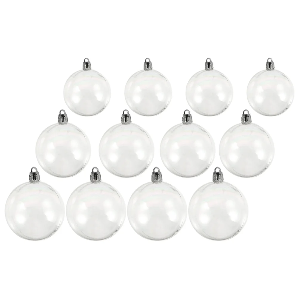 12 Pcs Clear Christmas Ornaments Holiday Party Home Decoration Tree Hanging Transparent Ball Bubble Pendant Office
12 Pcs Clear Christmas Ornaments Holiday Party Home Decoration Tree Hanging Transparent Ball Bubble Pendant Office