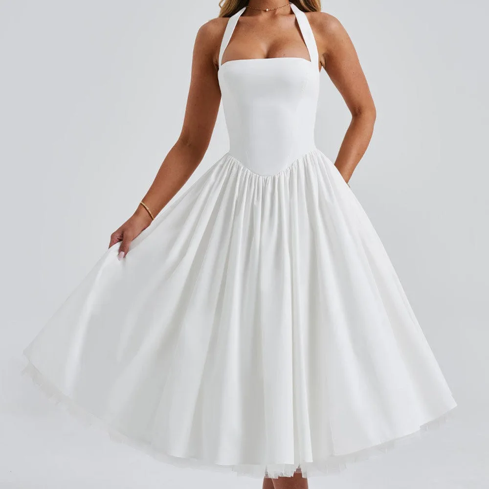New Dress Tutu Skirt Evening Dress Women's Lace-up Skirt 2025 Europe and America
New Dress Tutu Skirt Evening Dress Women's Lace-up Skirt 2025 Europe and America