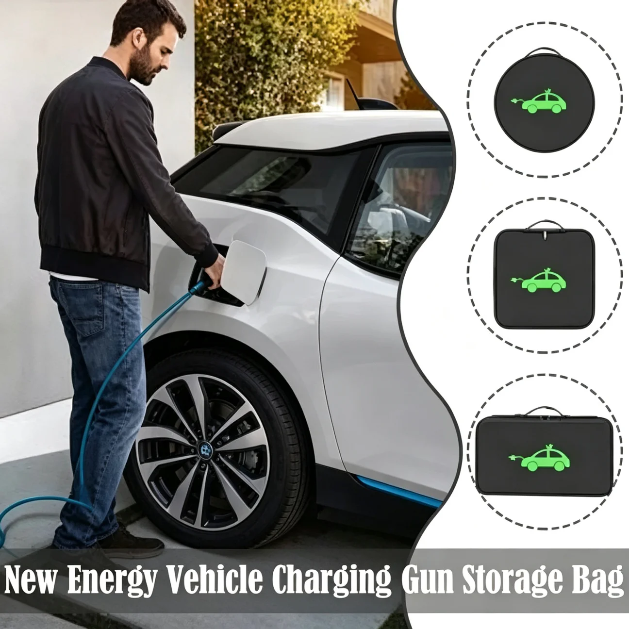 Waterproof Car Charging Cable Storage Bag Electric Car Charger Plugs Storage Carry Bag EV Car Charging Cable Handled Bag
Waterproof Car Charging Cable Storage Bag Electric Car Charger Plugs Storage Carry Bag EV Car Charging Cable Handled Bag