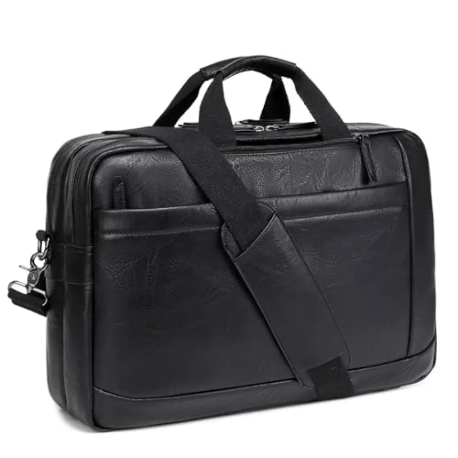 Faux Leather Messenger Bag for Men 17-17.3 Inch: Convertible 3 in 1 Backpack Laptop Briefcase Computer Handbags Shoulder Crossb
Faux Leather Messenger Bag for Men 17-17.3 Inch: Convertible 3 in 1 Backpack Laptop Briefcase Computer Handbags Shoulder Crossb