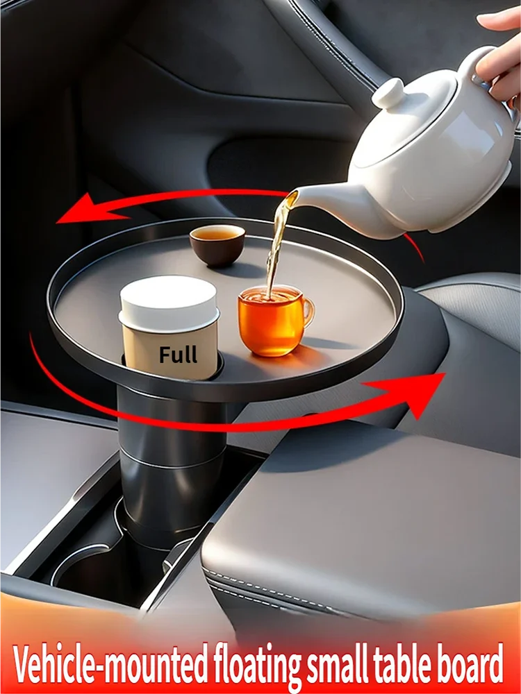 Table with 360° Rotating Design Sturdy Table Tray Car Table Holder Central Control Detachable Cup Holder Tray-Expandable Food
Table with 360° Rotating Design Sturdy Table Tray Car Table Holder Central Control Detachable Cup Holder Tray-Expandable Food
