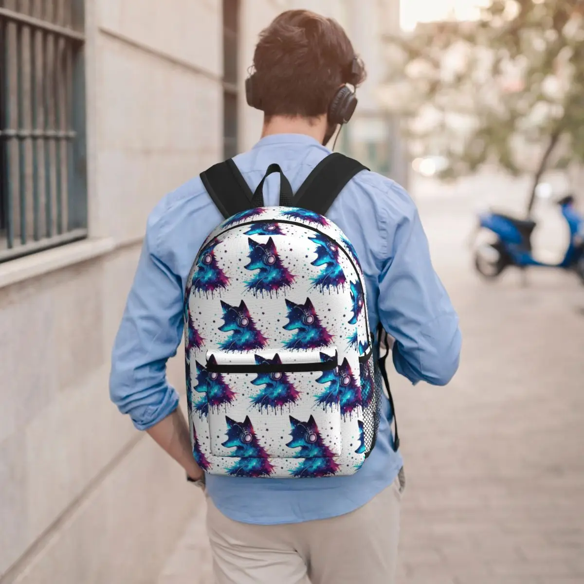 Neon Graffiti Wolf With Headphone Backpack Boys Girls BookBag Children School Bag Laptop Shoulder Bags for Men Women
Neon Graffiti Wolf With Headphone Backpack Boys Girls BookBag Children School Bag Laptop Shoulder Bags for Men Women