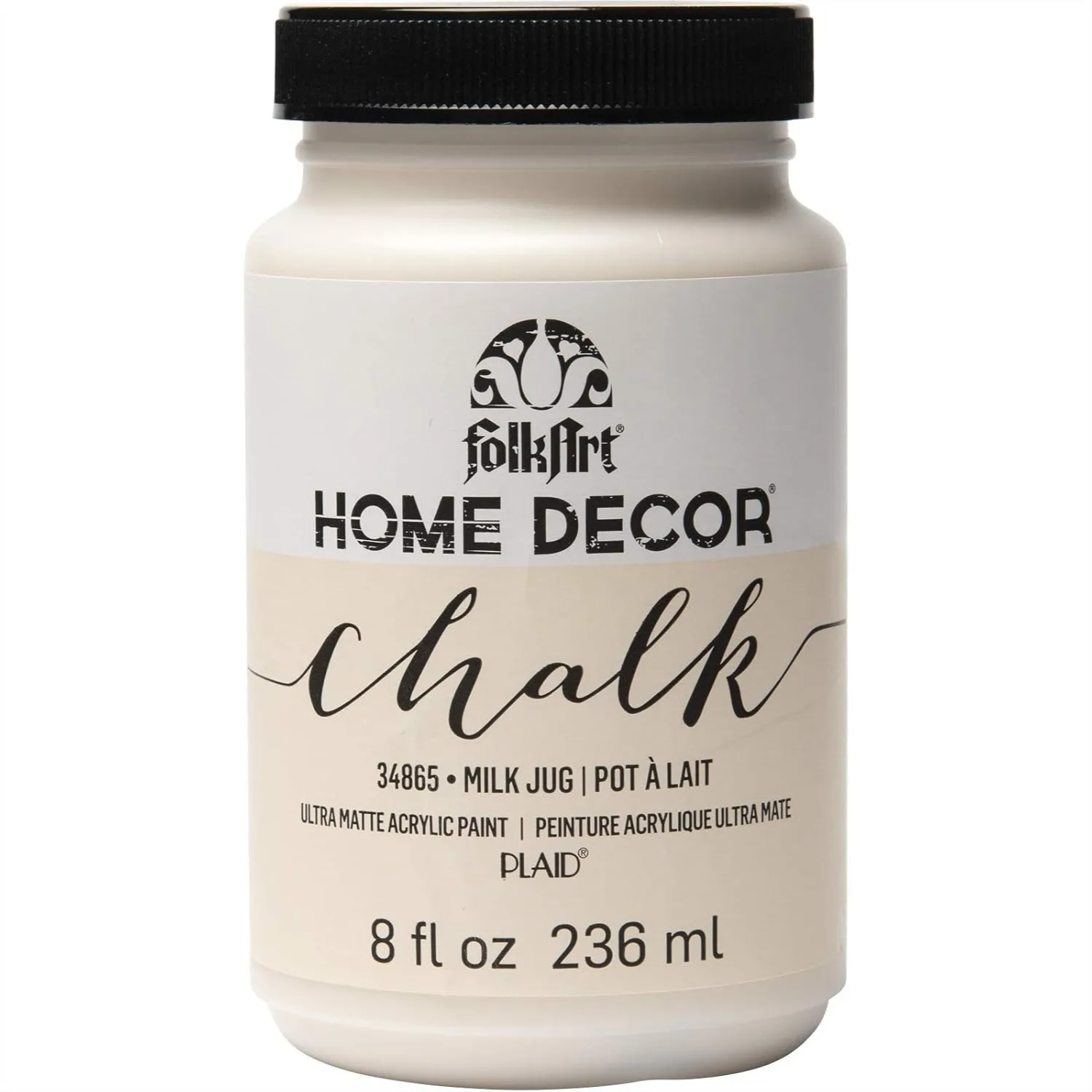 Chalk Acrylic Paint 8oz, Ultra-Matte Finish for Home Décor on Wood, Glass, Metal
Chalk Acrylic Paint 8oz, Ultra-Matte Finish for Home Décor on Wood, Glass, Metal