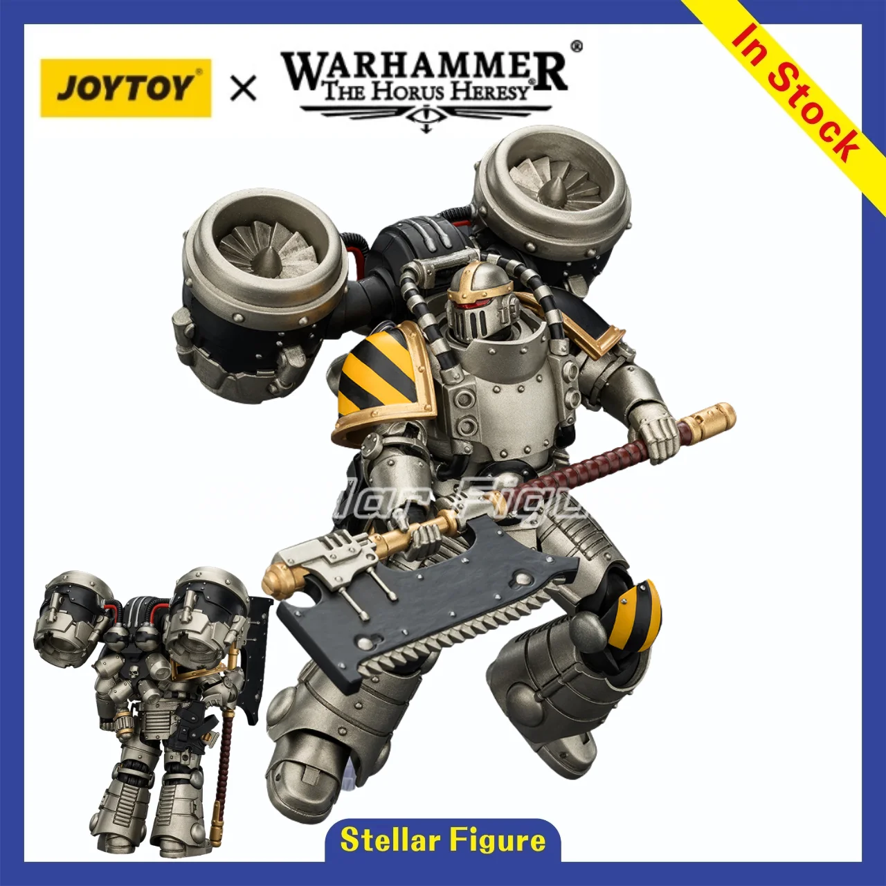 【SF】1/18 JOYTOY Warhammer 40K Iron Warriors MkII Assault Legionary2 with Bolt Pistol Heavy Chain Axe Action Figure Model
【SF】1/18 JOYTOY Warhammer 40K Iron Warriors MkII Assault Legionary2 with Bolt Pistol Heavy Chain Axe Action Figure Model
