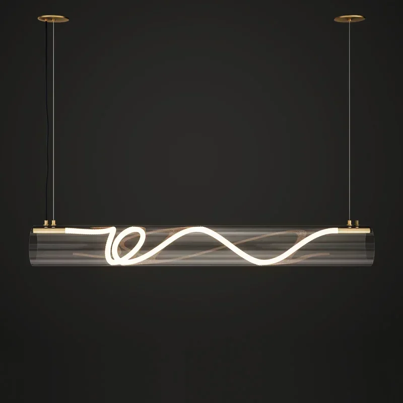 Nordic Modern Acrylic Long Tube Pendant Light Bar Restaurant Dining Table Kitchen Led Pendant Light Bedroom Decoration Lights
Nordic Modern Acrylic Long Tube Pendant Light Bar Restaurant Dining Table Kitchen Led Pendant Light Bedroom Decoration Lights