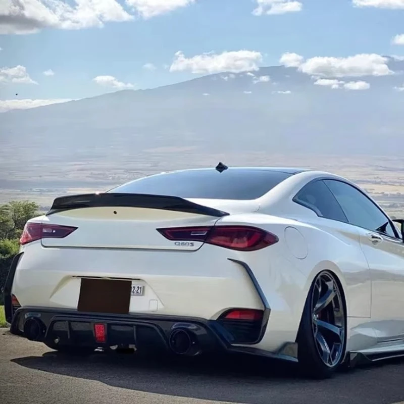 LARIDAS Carbon Fiber Wet Ducktail Rear Spoiler Infiniti Q60S Coupe 2015-2020 Trunk Lid High Quality Polished Finish 3M Adhesive
LARIDAS Carbon Fiber Wet Ducktail Rear Spoiler Infiniti Q60S Coupe 2015-2020 Trunk Lid High Quality Polished Finish 3M Adhesive