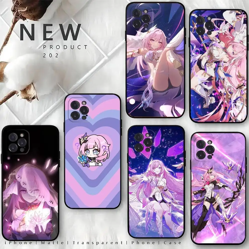 H-Honkai Impact 3rd Elysia Phone Case For iPhone 16,15,14,13,12 Mini 11 Pro XR,X,XS,MAX 7,8 Plus Silicone Cover Soft Black 
H-Honkai Impact 3rd Elysia Phone Case For iPhone 16,15,14,13,12 Mini 11 Pro XR,X,XS,MAX 7,8 Plus Silicone Cover Soft Black