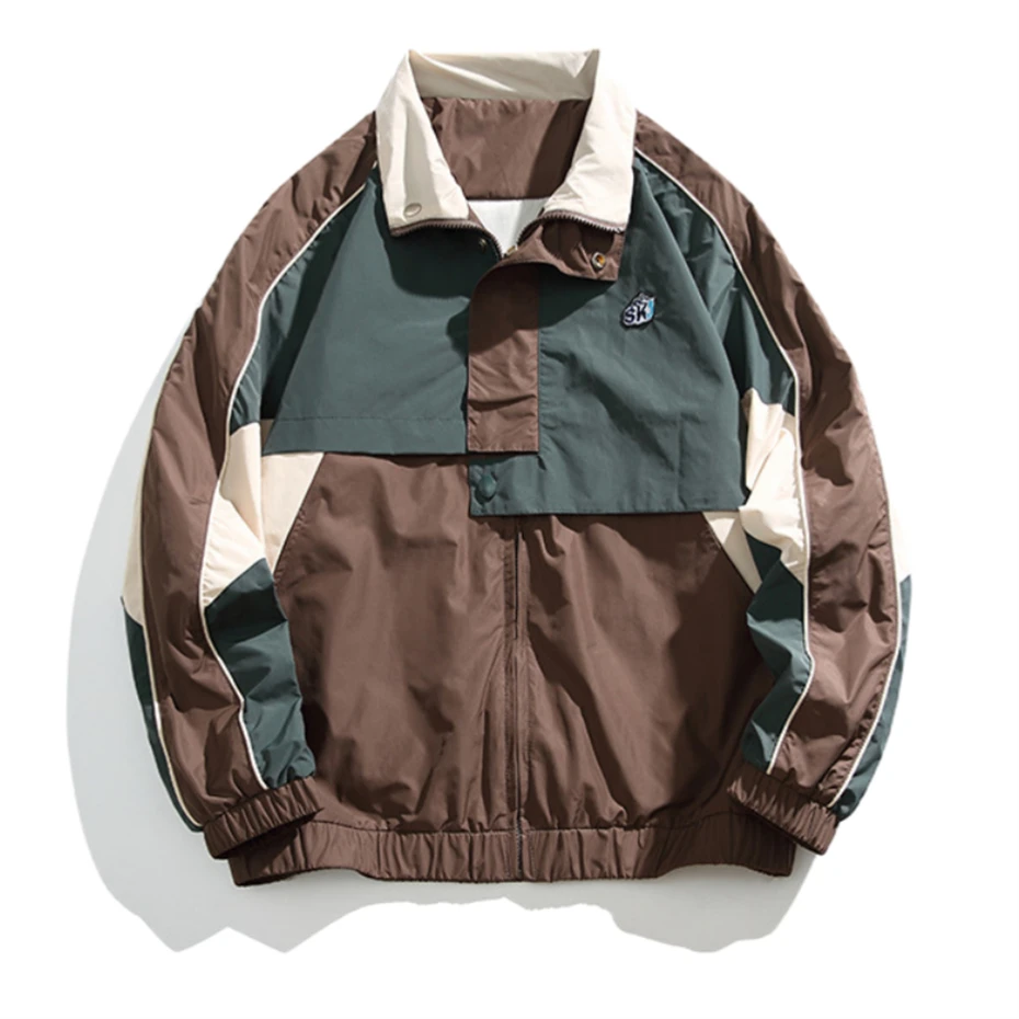 Harajuku Casual Jackets Men Women Vintage Color Block Windbreaker 2025 Spring New Japan Style Streetwear Fashion Outdoor Coats
Harajuku Casual Jackets Men Women Vintage Color Block Windbreaker 2025 Spring New Japan Style Streetwear Fashion Outdoor Coats