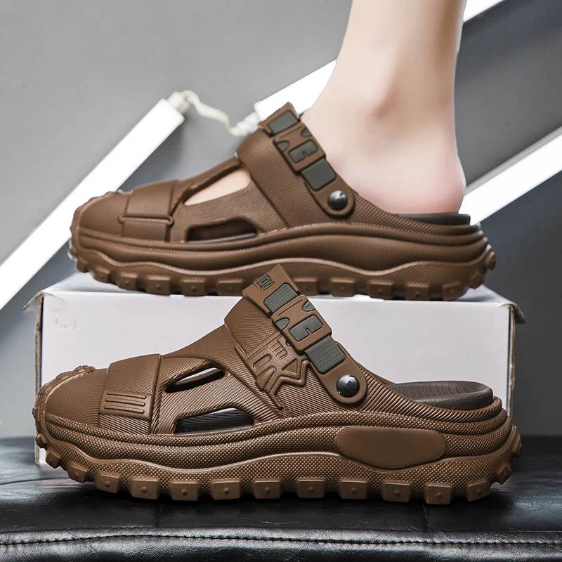 Summer Street Slide Slippers for Men Soft Wear Resist Footbed Flexible Outsole Outdoor Daily Casual Footwear Shoe
Summer Street Slide Slippers for Men Soft Wear Resist Footbed Flexible Outsole Outdoor Daily Casual Footwear Shoe