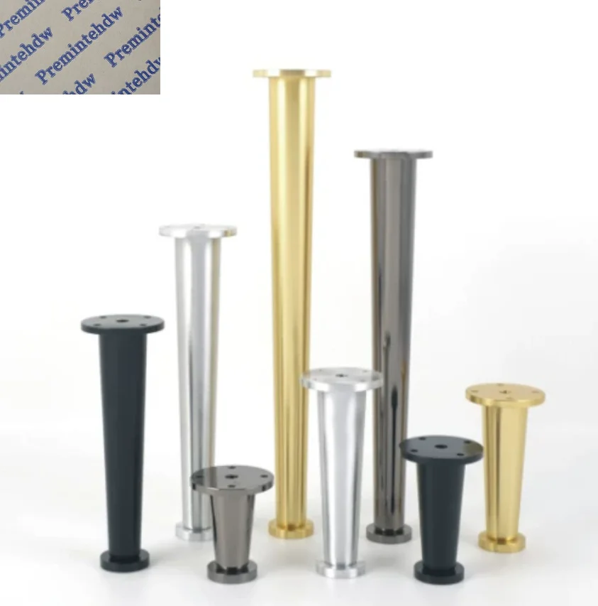 Solid Aluminum Tapered Leg With Round Leveling Feet For Sofa Bed Furniture Cabinet Gold Gun Black Silver
Solid Aluminum Tapered Leg With Round Leveling Feet For Sofa Bed Furniture Cabinet Gold Gun Black Silver